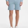 Cotton-terry shorts with logo patch