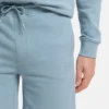 Cotton-terry shorts with logo patch