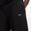 Cotton-terry shorts with logo patch