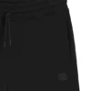 Cotton-terry shorts with logo patch