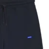 Cotton-terry shorts with logo patch