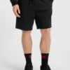 Cotton-terry shorts with logo print