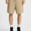 Cotton-terry shorts with logo print