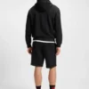 Cotton-terry shorts with logo print