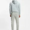 Cotton-terry sweatpants with logo patch