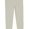 Cotton-terry sweatpants with logo patch