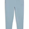 Cotton-terry sweatpants with logo patch