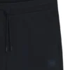 Cotton-terry sweatpants with logo patch