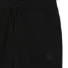 Cotton-terry sweatpants with logo patch