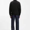 Cotton-terry sweatshirt with embroidered artwork