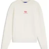 Cotton-terry sweatshirt with Happy HUGO