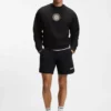 Cotton-terry sweatshirt with tennis artwork