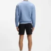Cotton-terry sweatshirt with tennis artwork