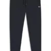 Cotton-terry tracksuit bottoms with signature stripes and logo