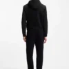 Cotton-terry zip-up hoodie with signature-stripe trims Cotton-terry zip-up hoodie with signature-stripe trims