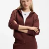 Cotton-terry zip-up hoodie with stacked-logo embroidery Cotton-terry zip-up hoodie with stacked-logo embroidery