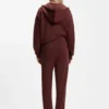Cotton-terry zip-up hoodie with stacked-logo embroidery Cotton-terry zip-up hoodie with stacked-logo embroidery