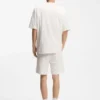 Cotton-toweling T-shirt with Happy HUGO