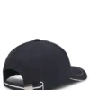 Cotton-twill cap with contrast trim and embroidered logo Cotton-twill cap with contrast trim and embroidered logo