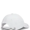 Cotton-twill cap with contrast trim and embroidered logo Cotton-twill cap with contrast trim and embroidered logo