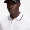 Cotton-twill cap with contrast trim and embroidered logo Cotton-twill cap with contrast trim and embroidered logo