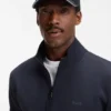 Cotton-twill cap with contrast trim and embroidered logo Cotton-twill cap with contrast trim and embroidered logo