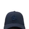 Cotton-twill cap with embroidered Double B monogram
