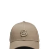 Cotton-twill cap with embroidered Double B monogram Cotton-twill cap with embroidered Double B monogram