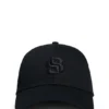 Cotton-twill cap with embroidered Double B monogram Cotton-twill cap with embroidered Double B monogram