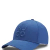 Cotton-twill cap with embroidered stacked logo