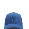 Cotton-twill cap with embroidered stacked logo