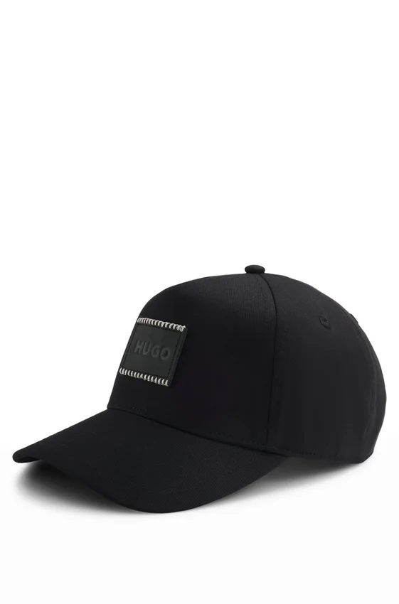 Cotton-twill cap with logo patch Cotton-twill cap with logo patch