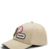 Cotton-twill cap with logo-patch detailing Cotton-twill cap with logo-patch detailing
