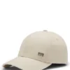 Cotton-twill cap with signature stripes