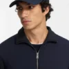 Cotton-twill cap with signature stripes