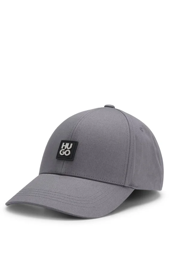 Cotton-twill cap with stacked logo Cotton-twill cap with stacked logo