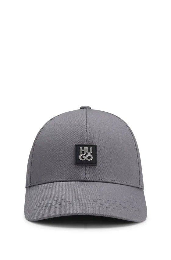 Cotton-twill cap with stacked logo Cotton-twill cap with stacked logo