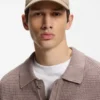 Cotton-twill cap with stacked logo