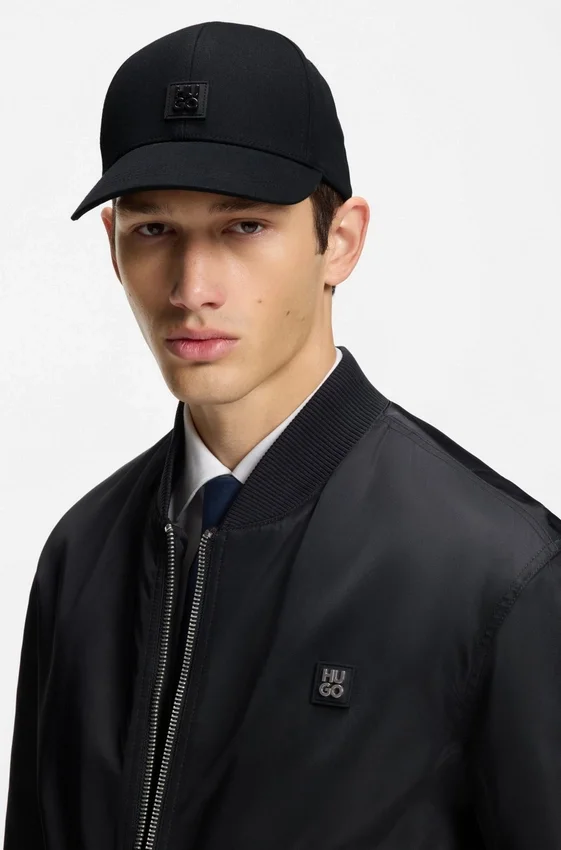 Cotton-twill cap with stacked logo Cotton-twill cap with stacked logo