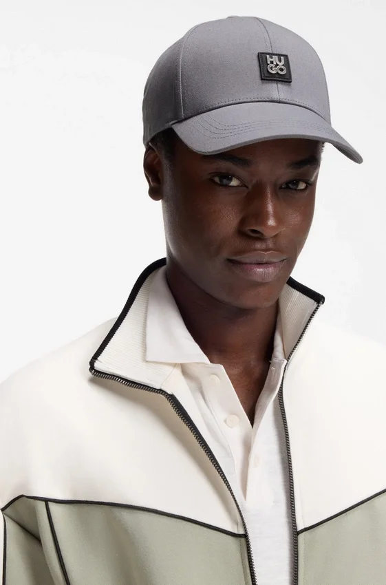 Cotton-twill cap with stacked logo Cotton-twill cap with stacked logo