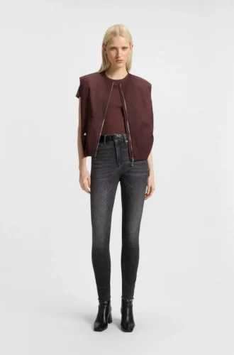 Cotton-twill gilet in a relaxed fit Cotton-twill gilet in a relaxed fit