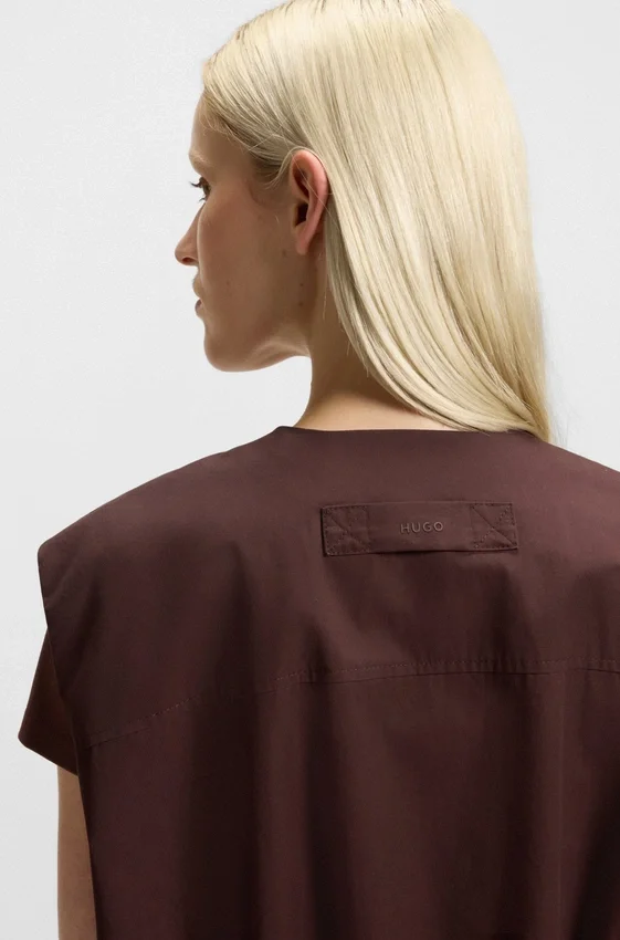 Cotton-twill gilet in a relaxed fit Cotton-twill gilet in a relaxed fit