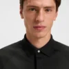 Covered-placket polo shirt in a regular fit