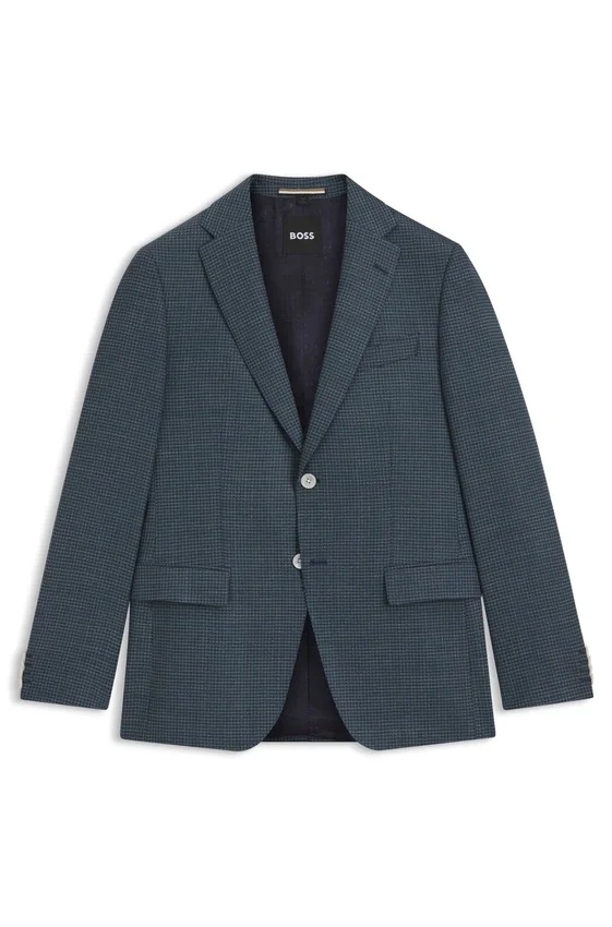 Crease-resistant jacket in a wool blend Crease-resistant jacket in a wool blend