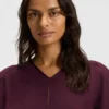 Crepe dress with keyhole neckline Crepe dress with keyhole neckline
