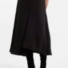 Crepe dress with keyhole neckline Crepe dress with keyhole neckline