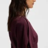 Crepe dress with keyhole neckline Crepe dress with keyhole neckline
