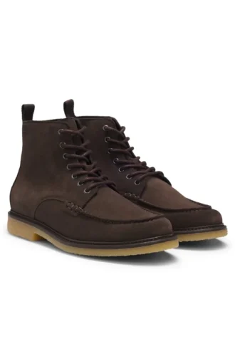 Crepe-outsole half boots in suede Crepe-outsole half boots in suede