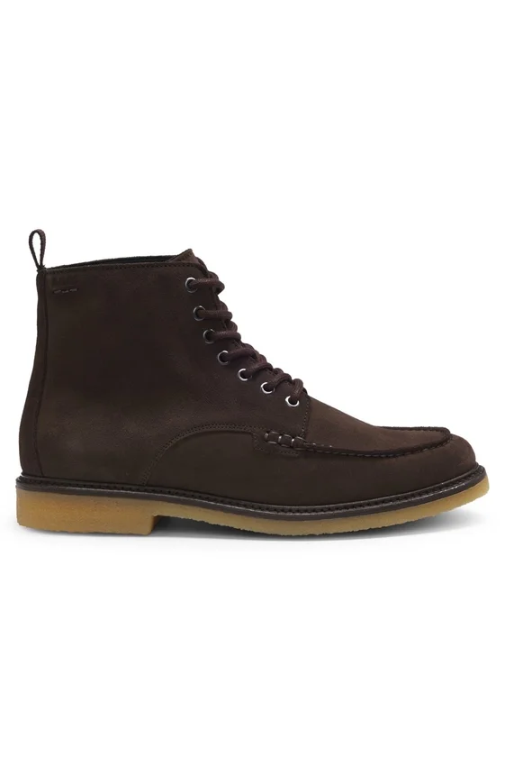 Crepe-outsole half boots in suede Crepe-outsole half boots in suede