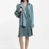 Crepe wrap dress with belt Crepe wrap dress with belt
